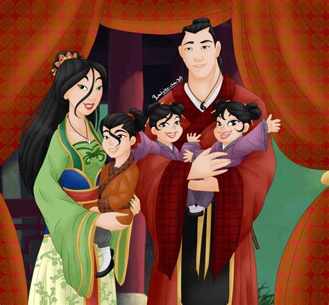 Chinese Portrait Family : Shang/Mulan by Lawliette-chan on DeviantArt