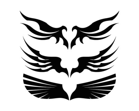 Falcon Logo Vector Art PNG, Falcon Wings Logo Template Vector Icon Logo ...