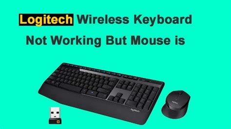 Logitech Wireless Keyboard Not Working But Mouse is, 11 Fixes - SpeakersMag