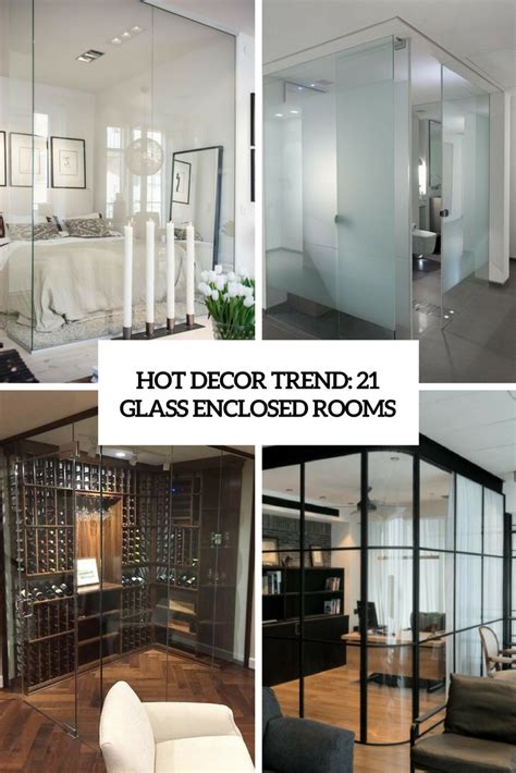 Hot Decor Trend: 21 Glass Enclosed Rooms - DigsDigs