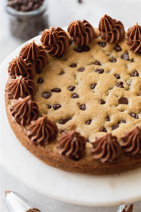 Chocolate Chip Cookie Cake - Live Well Bake Often