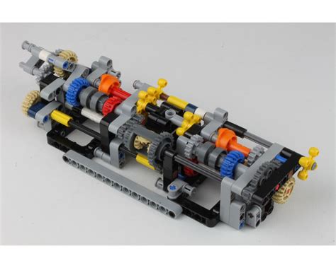 LEGO MOC 10 Speed Sequential Gearbox with Park and Reverse by LasseD | Rebrickable - Build with LEGO