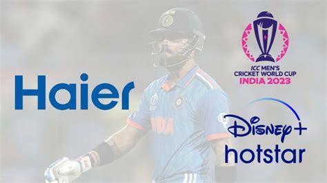 Haier India teams up with Disney+ Hotstar as digital streaming associate sponsor for ICC Men's ...