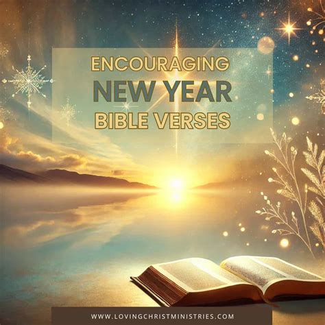 Encouraging New Year Bible Verses for 2025 - Loving Christ Ministries