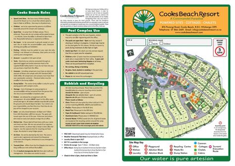 Cooks Beach Resort Map - Cooks Beach Resort