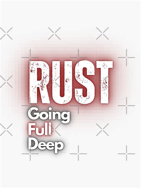 "Blooprint, the rust" Sticker for Sale by Roh1Art | Redbubble