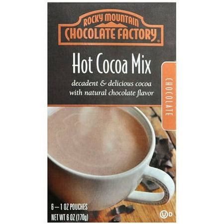 Rocky Mountain Chocolate Factory Chocolate Hot Cocoa Mix, 1 oz, 6 count - Walmart.com