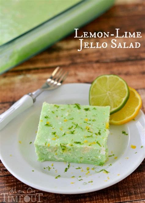 Lemon Lime Jello Salad a.k.a. Dad's Green Jello - Mom On Timeout ...