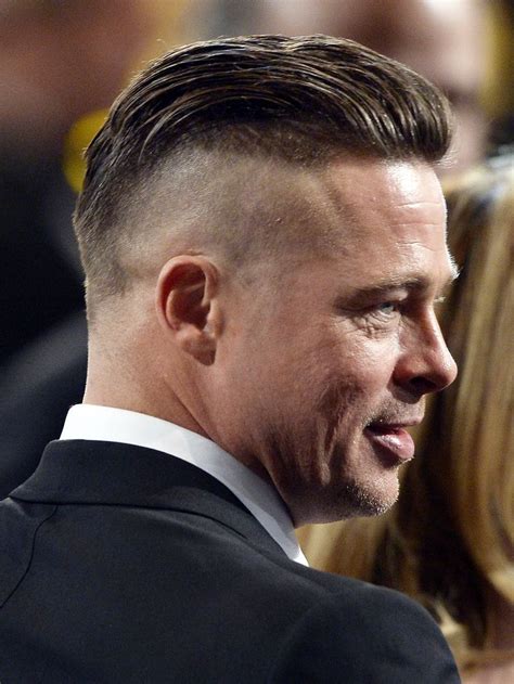 16 Looks That Prove Brad Pitt Is a Grooming God | Fury haircut, Brad pitt fury hair, Brad pitt ...