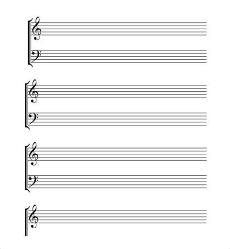 FREE 9+ Sample Musical Note Templates in PDF | MS Word