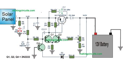 Best Low Drop Solar Charger Circuits Explained