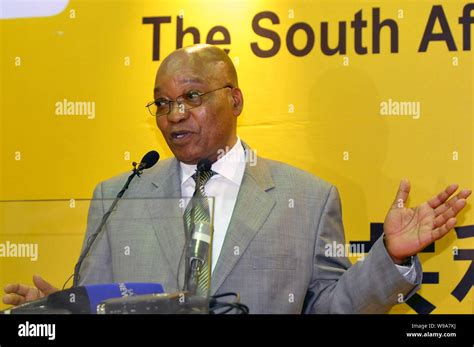 South Africa President Jacob Zuma delivers a speech at South Africa ...