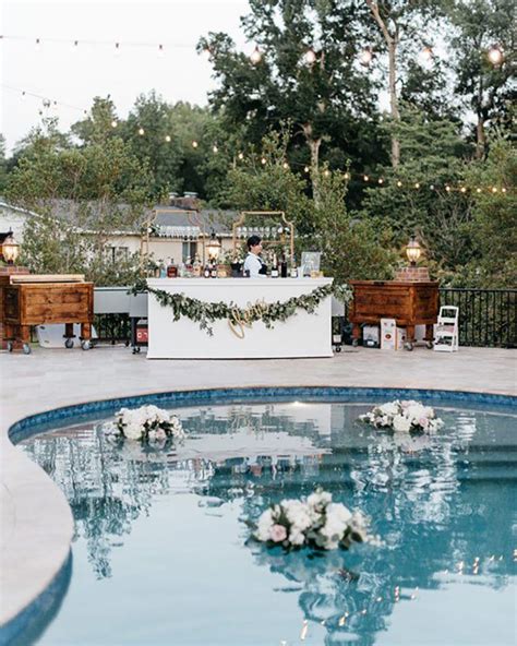 21 Wedding Pool Party Decoration Ideas For Your Backyard Wedding