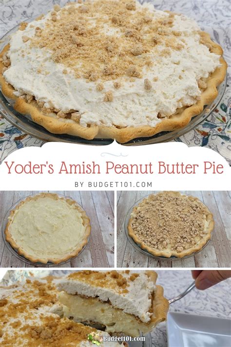 Yoder's Amish Peanut Butter Pie - by Budget101