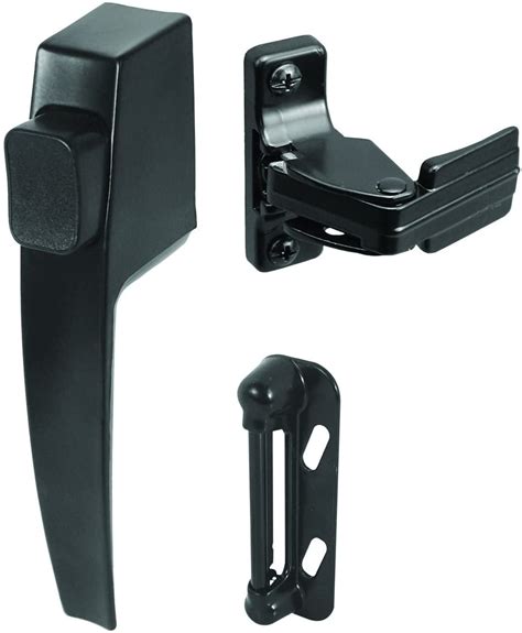 Prime-Line K 5007 Screen and Storm Door Push Button Latch Set with Night Lock – Replace Old or ...