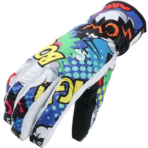 Winter thermal Snowboard Ski Gloves Unisex Waterproof Cool Resistant ...