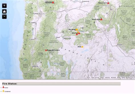 Oregon Smoke Information: Current Oregon Wildfire Map for July 8 ...