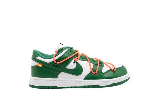 Nike Dunk Low x OFF-WHITE Pine Green 2019 for Sale | Authenticity ...