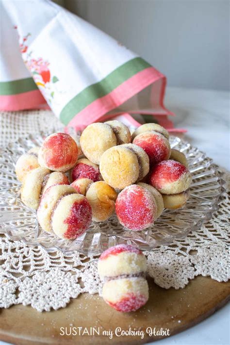 Breskvice Recept: Croatian Peach Cookies - Sustain My Cooking Habit