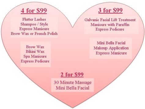 Bellezza Buzz: Valentine's Day Spa Special Packages