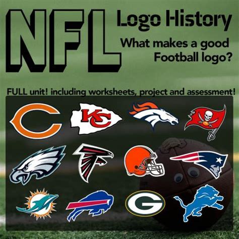 NFL Logo History Unit - Digital Art Teacher