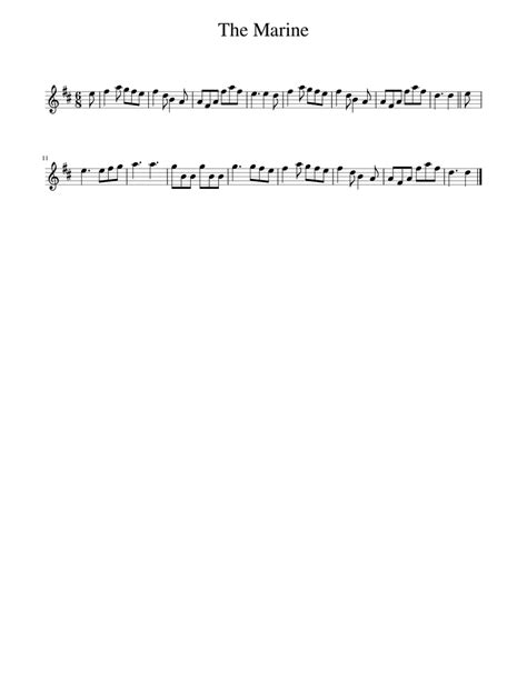 The Marine Sheet music for Piano (Solo) | Musescore.com