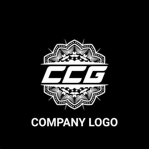 CCG letter royalty mandala shape logo. CCG brush art logo. CCG logo for ...