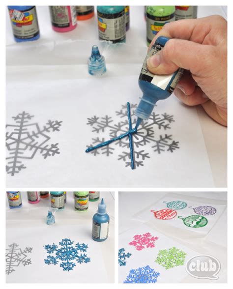 Puffy Paint Window Decorations | Club Chica Circle - where crafty is ...