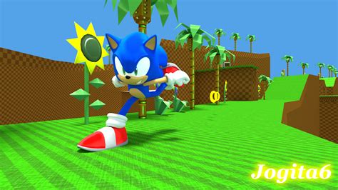 Sonic in Green Hill Zone (1080p) by Jogita6 on DeviantArt