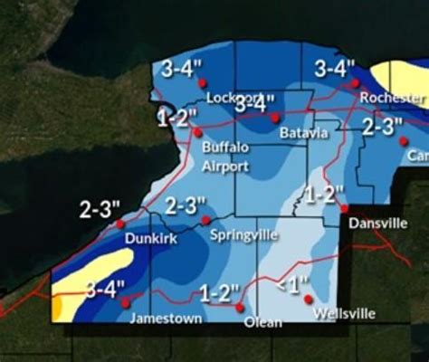 Another Round of Lake Snows to Hit Chautauqua County on Saturday ...