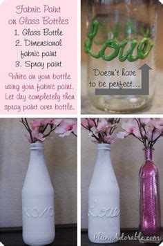 Painted Glass Bottles, Painted Jars, Bottles And Jars, Decorative ...