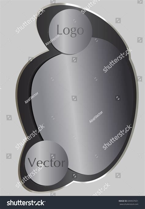 Logo Steel Material Vector Design Stock Vector (Royalty Free) 690937651 ...