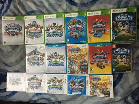 All of the Skylanders games I own! : skylanders