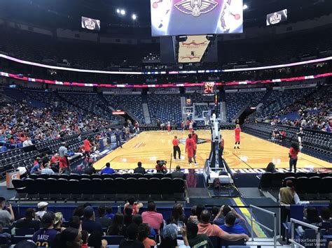 Smoothie King Center Section 107 - New Orleans Pelicans - RateYourSeats.com