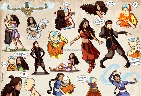 Aang and Katara collection by Aleccha on DeviantArt