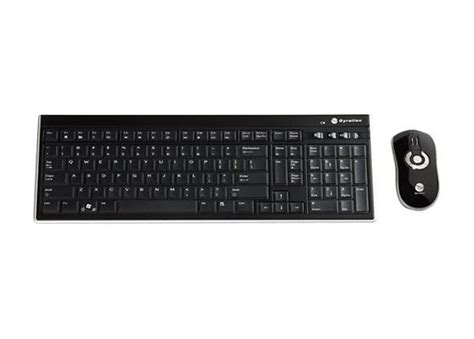 Gyration Air Mouse Elite with Low Profile Keyboard - keyboard and mouse set - GYM5600LKNA ...