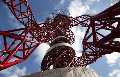 Orbit observation: Preview from the top of the Olympic Park sculpture ...