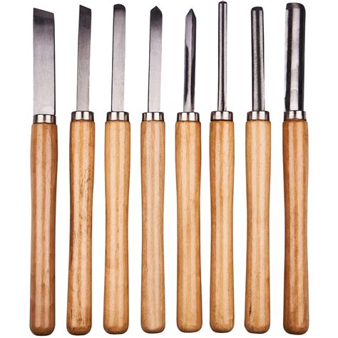 8pc wood turning chisel set - Amtech