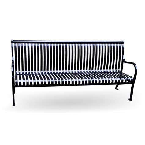 Steel Park Bench – BC Site Service