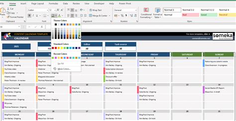 Content Calendar Template | Free Excel Template Every Marketer Needs