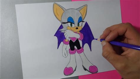 Dibujando a Rouge | Sonic Forces: Speed Battle | Drawing Rouge - YouTube