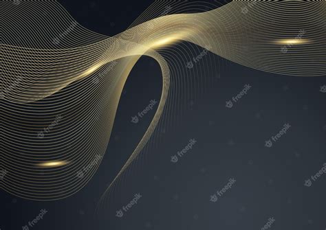 Premium Vector | Black abstract presentation background. Black gold ...