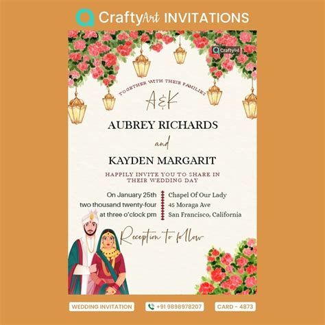 Invitation Card Maker Crafty Art