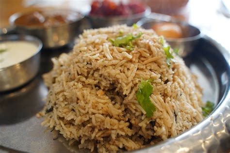 Bagara rice - Tamil Nadu thali AUD19 - Spice Coconut, Ormo… | Flickr