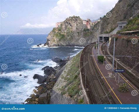 The Via Dell Amore in Cinque Terre, Italy. Stock Photo - Image of tree ...