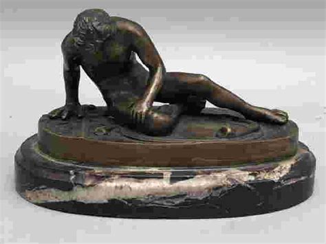 Small Dying Gaul Bronze Sculpture - Oct 02, 2018 | Tom Hall Auctions Inc. in PA