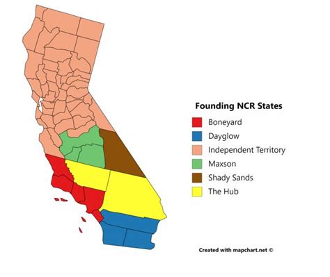 Map Of The New California Republic - Printable Maps