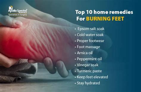 Best Home Remedies for Burning Feet | Apollo Spectra