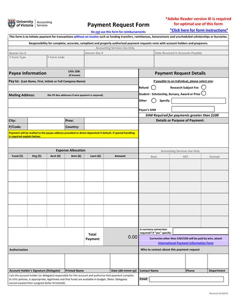 FREE 6+ Payment Request Forms in PDF | MS Word | Excel