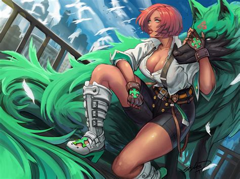 ArtStation - Giovanna and Rei Guilty Gear Fanart